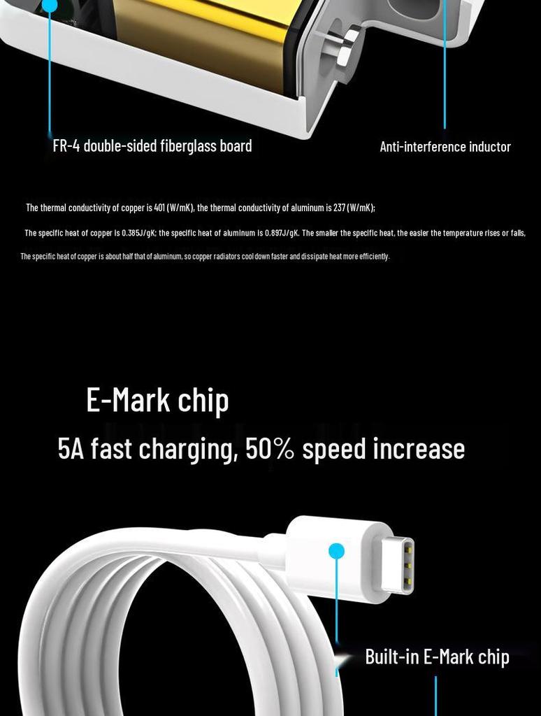 Быстрая зарядка Type-C Зарядное устройство для ноутбука Apple 61 Вт/87 Вт/96 Вт