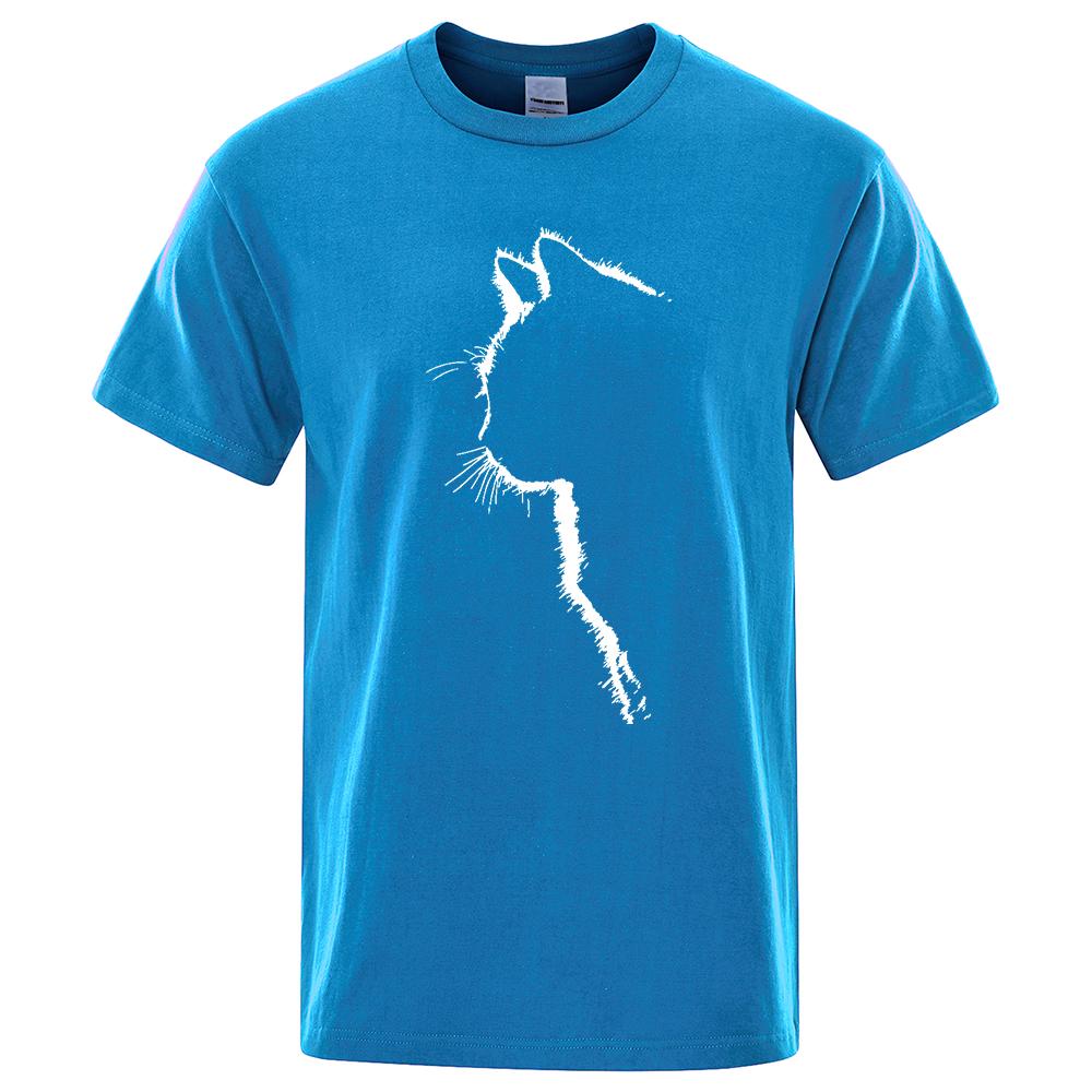 Футболки из хлопка для мужчин, забавные принты, крутые футболки с изображением животных, свободные футболки большого размера с коротким рукавом, мужская уличная одежда в стиле хип-хоп