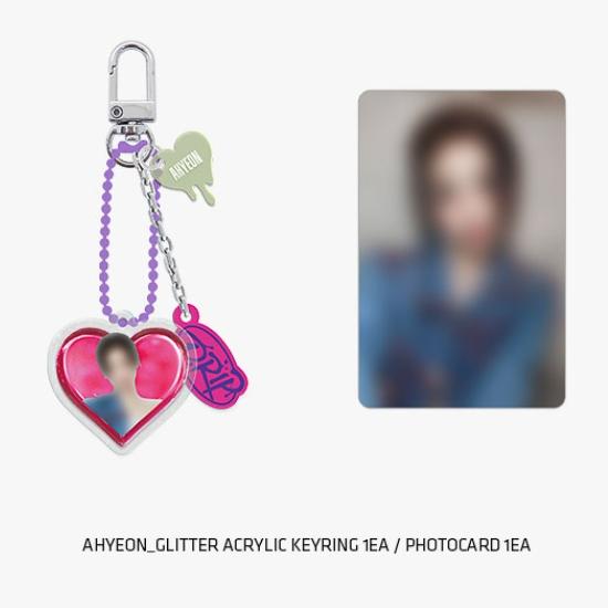 Брелок для ключей BABYMONSTER DRIP из акрила с блестками