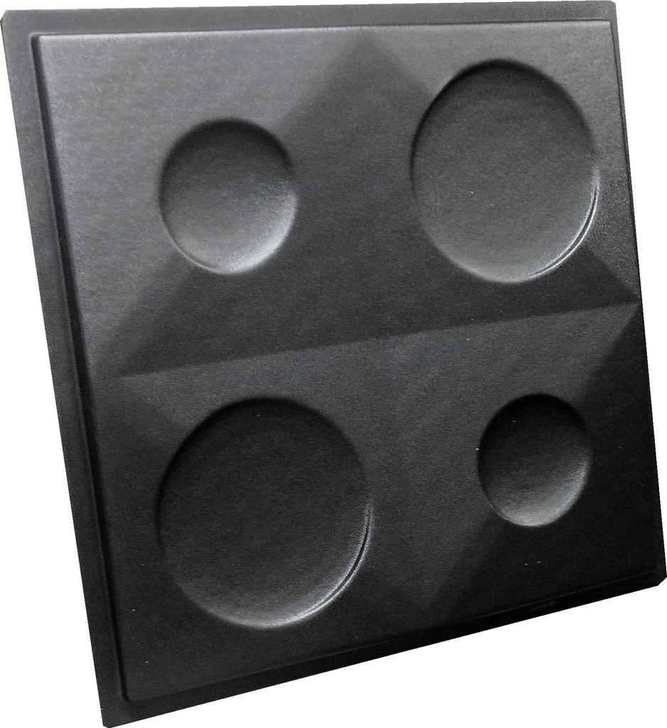 3D Wall Panel Mold for Gypsum, Plaster or Concrete Tile for Decorative Wall Panels 'Balance'