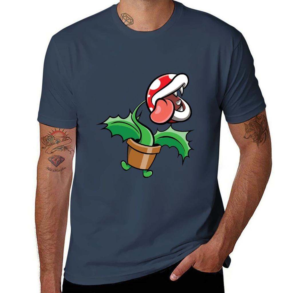 Piranha Plant Tshirt Street Style Casual Tee Shirt