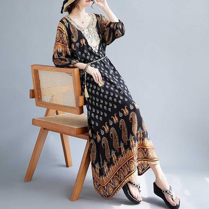 Летние Новые Женские Длинные Платья Платья