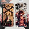 Мягкий чехол для телефона для iPhone 17 Pro Max 12 Mini Air 16 13 Pro 14 Plus 15 XS Max 11 XR 7 8 One Piece Luffy