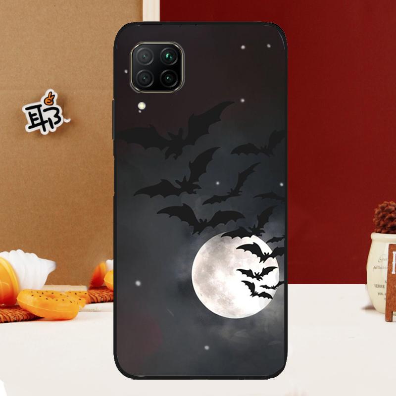 Готический Ужас Летучие Мыши Полная Луна Для Huawei Nova 10 9 SE Nova 5T 11i 8i 3i Y90 Y91 Y70 Y60 Y61 P20 P30 P40 Lite P60 Pro Чехол