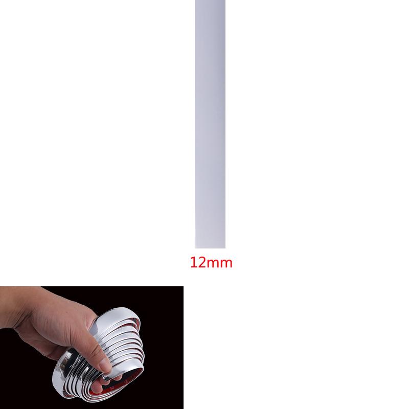 Хромированная молдинговая накладка на дверь автомобиля, защитные наклейки на бампер, решетка, лента для предотвращения столкновений, защитная пластина на кромке двери, яркая наклейка