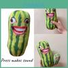 Soft And Colorful Watermelon Plush Toy With Special Sound Effects A Perfect Gift For Any Occasion