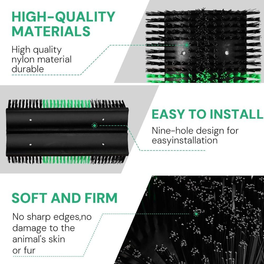 Регулируемая чесалка для скота для облегчения зуда, щетка для ухода за лошадью, овца и свинья