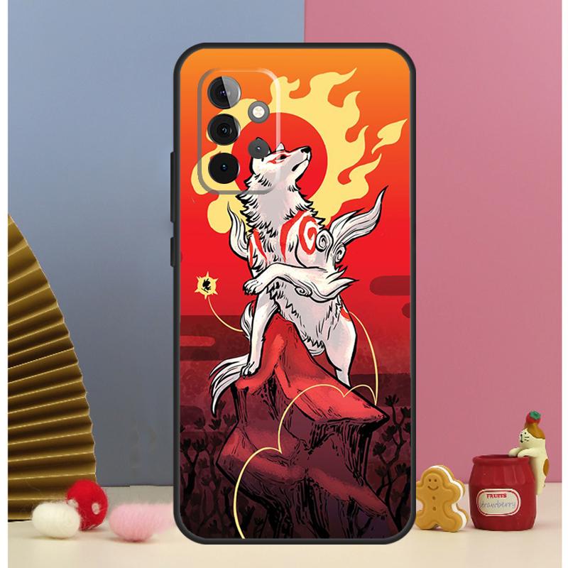 Чехол в японском стиле с аниме-лисой для Samsung Galaxy A52 A72 A13 A33 A53 A14 A24 A34 A54 A15 A25 A51 A71 A12 A32