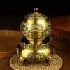 Brass Nine-turn Qiankun Incense Burner Ornament Office Study Pure Copper Plate Incense Burner Metal Handicraft