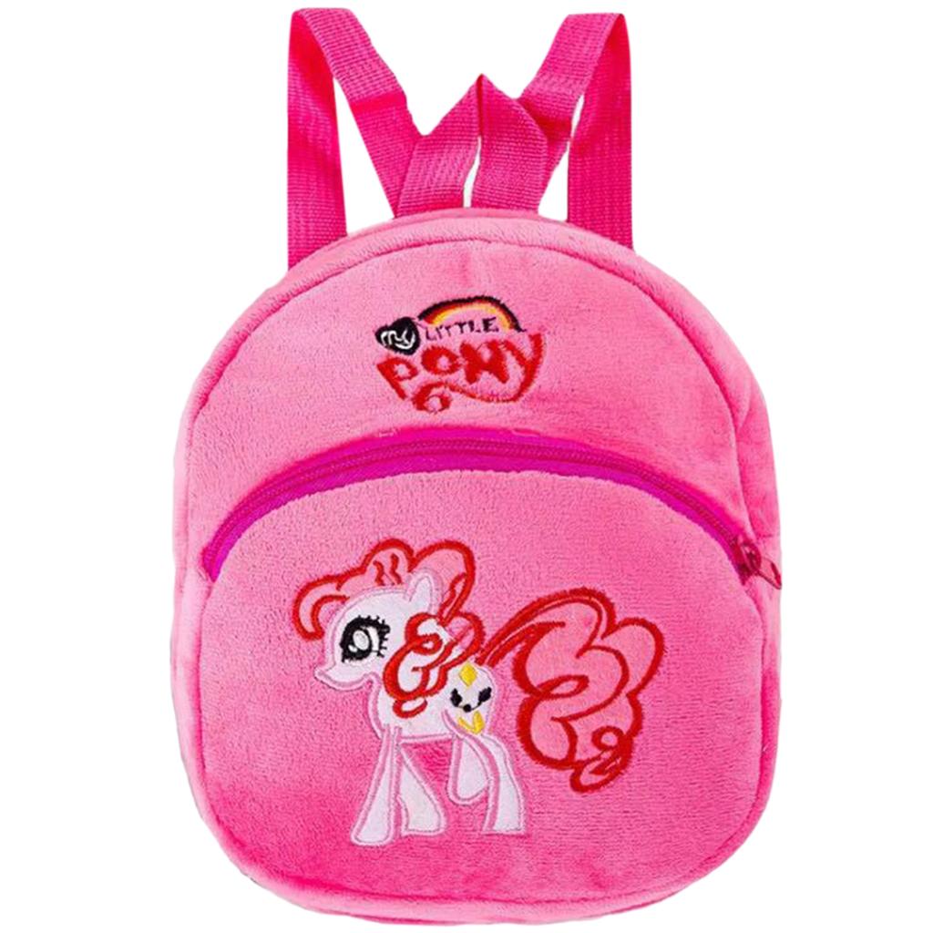 Kid School Bag Backpack Kindergarten Bag Toddler Cute Cartoon Plush Fabric Backpack For Girls Boys Travel School
