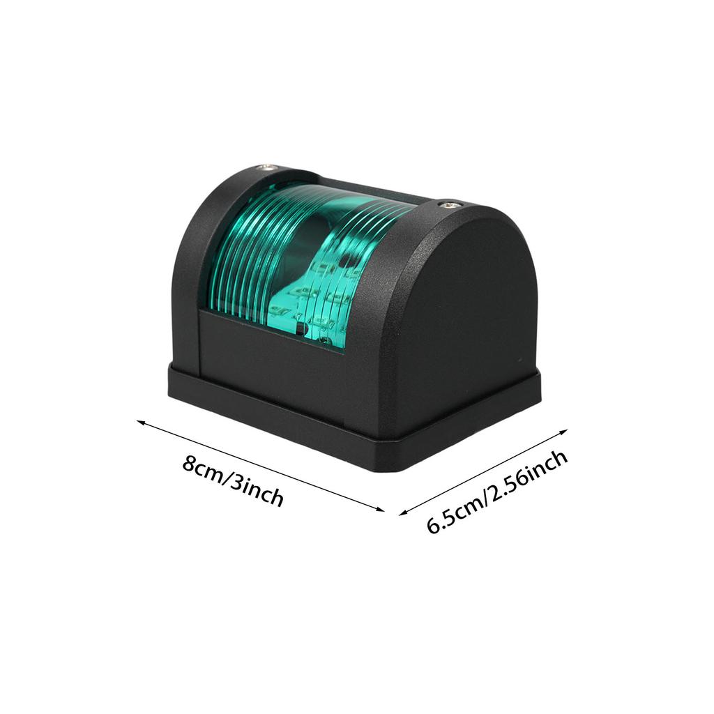 2 шт. навигационный сигнальный светильник 12 В сигнальная лампа светодиодная навигационная сигнальная лампа для морской лодки красный и