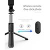 40-дюймовый штатив-палка для селфи для мобильного телефона, выдвижная палка для селфи «все в одном», штатив для смартфона с беспроводным пультом дистанционного управления, вращение на 360°