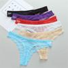 Low-Waist Panties Transparent Knickers Female Perspective Thong Sheer Women Lingerie Lace Underwear