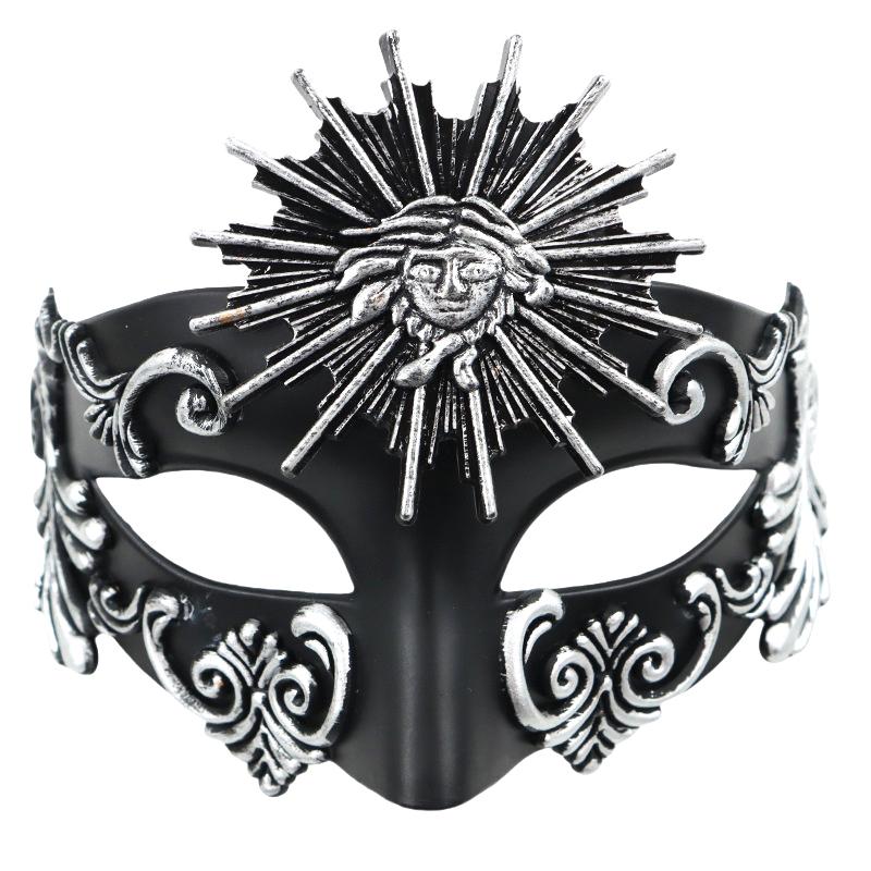 Римский Бог Солнца Стимпанк Фантом Маскарад Косплей Маска Пластиковая Половина Лица Мужчины Женщины Панк Карнавал Хэллоуин Реквизит Танцевальная Маска