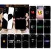 Sad Depression Black Word Heart Broken Phone Case for Iphone 14 13 12 11 Pro Max Case For iPhone XS MAX X XR SE2 8 7 Plus