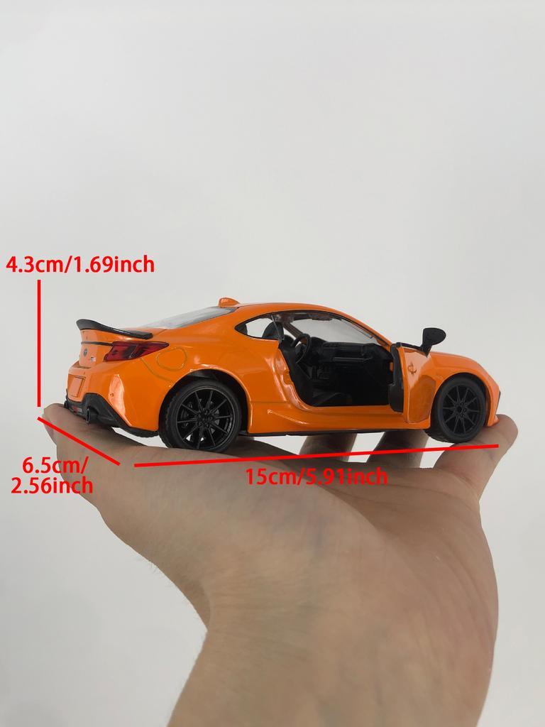 CCA 1:28 Toyota GR86 car model, zinc alloy metal decoration, collectible gift car