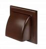 Round Duct Exhaust Cover (Fi150) Brown - A-Ko150-30Br