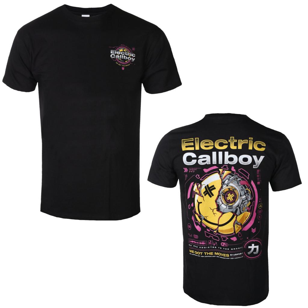 Pop Electric Callboy Band Graphic Cotton Tshirt Unisex Summer Short Sleeve Fashion Brand Tee Luxury Casual Vintage Retro Top