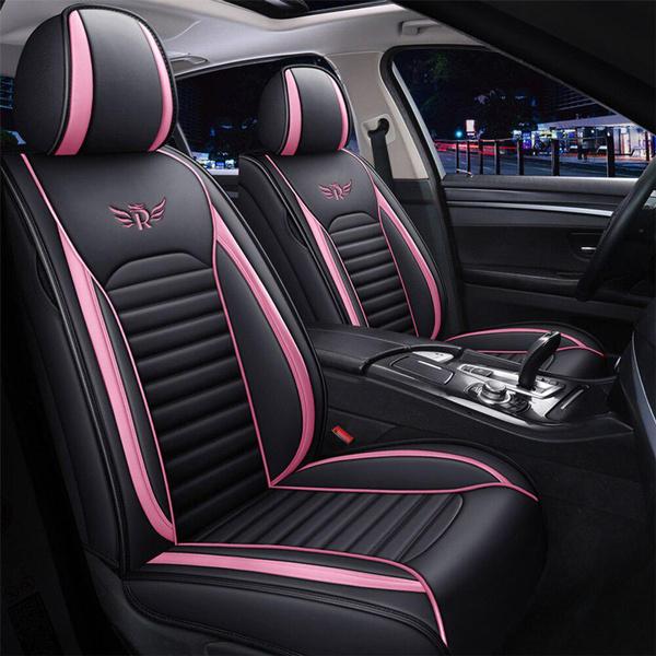 Universal Car Seat Cover Luxury Car Single Front Seat Mat PU Leather Full Cover Cushion Protector Cover