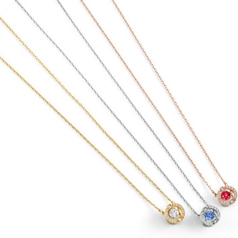 Swarovski Una Rose Gold Necklace 5272364