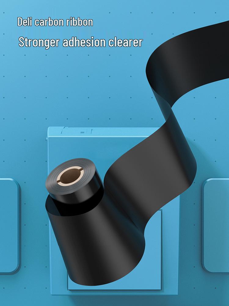 Enhanced Thermal Transfer Wax-Based Carbon Ribbon for DL-888T/820T Printers, Roll 81555/81505.