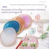 Fake Nail Resin Agate Nails Palette Color Drawing Pallet Manicure Tool Palette  Makeup Cosmetics