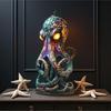 Смоляная лампа-осьминог со светящимися глазами 3D-лампа животное Уникальный богемный стиль Декоративные настольные лампы на морскую тематику для дома