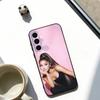 Чехол для телефона с изображением певицы Ayliva для Samsung Galaxy A73, A72, A71, A70, A53, A52, A51, Мягкий черный чехол