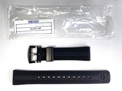R03E011M0 SEIKO Prospex 20 мм Силиконовый ремешок Черный и via (для SBDC153/ 6R35-01T0 другие) (Доставка Nekoposu)