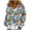 Womens Zip Up Sweaters Sweatshirts Long Sleeve Oversized Jackets Soft Casual Loose Tunic Tops