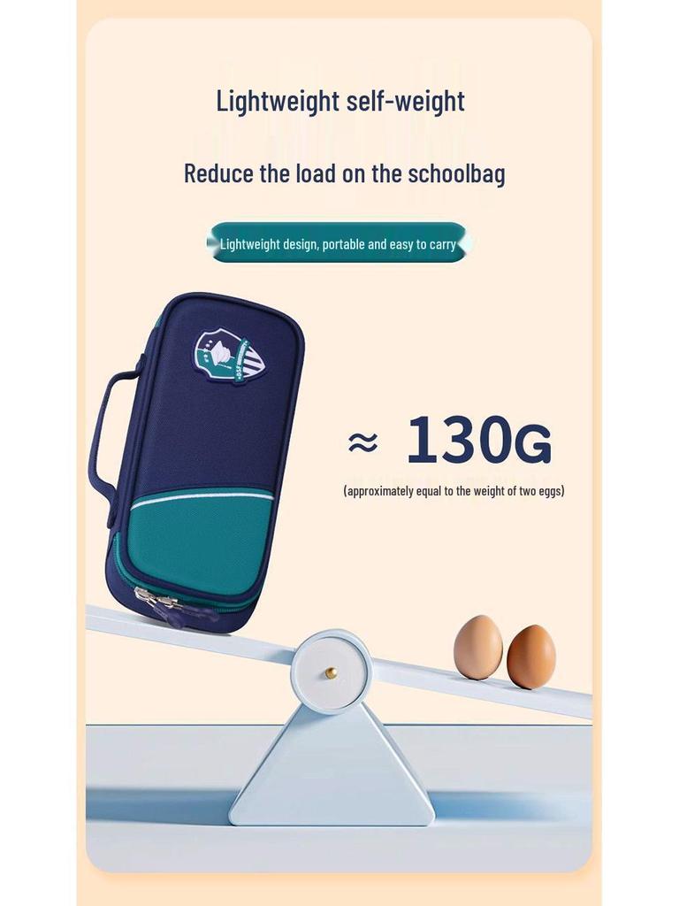 Большой пенал в корейском стиле для студентов - Простой дизайн