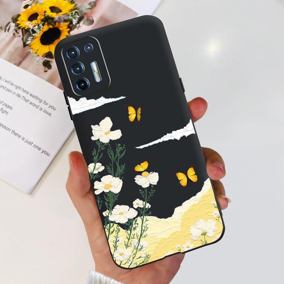 Чехол для телефона Motorola Moto G9 Plus Модный дизайн Мягкая ТПУ крышка Для Motorola Moto G9 Power MOTO G9Plus Черный силиконовый бампер