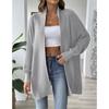 Women's Autumn and Winter Simple Loose Casual Cardigan Sweater