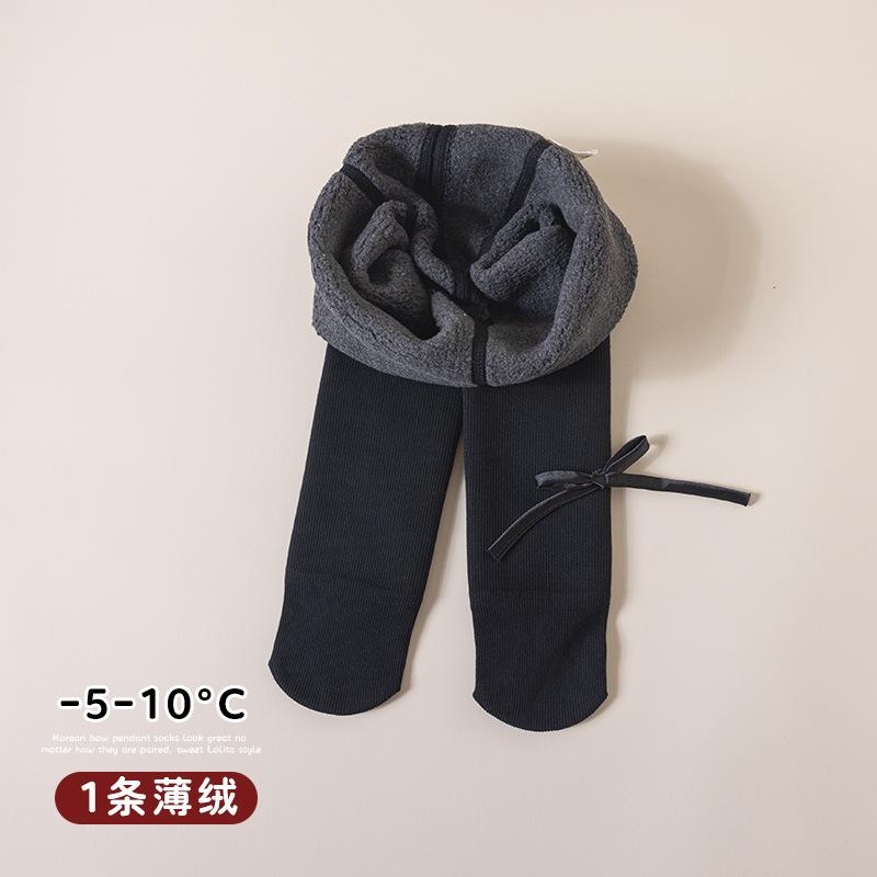Зимние детские носки с плюшем и утолщенные колготки для девочек