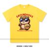Women's Groundhogs Printed T-Shirt 100% Cotton Oversized Animal Graphic Tees for Men Summer Tops Nature Streetwear