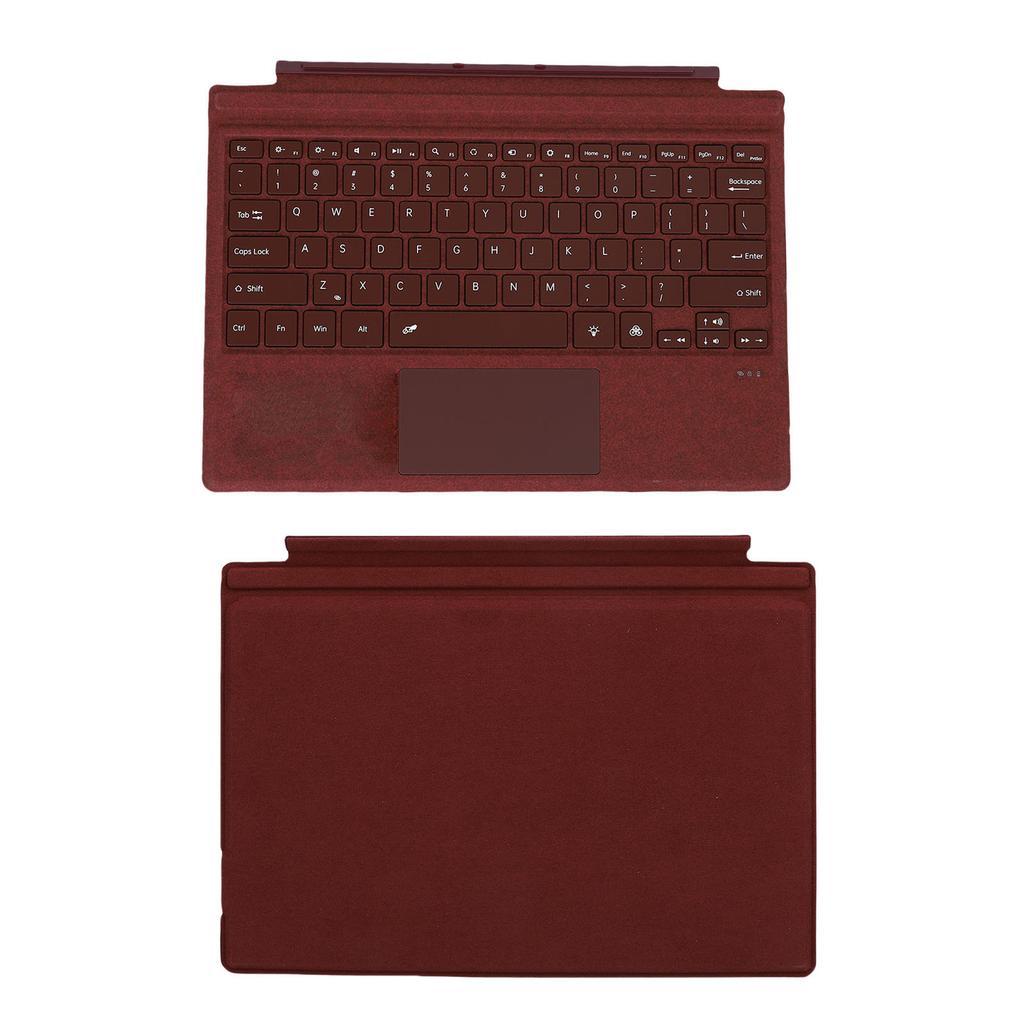 Tablet Wireless Keyboard Fit for Surface Pro 3 4 5 6 7 7+ Portable with Multi Gesture Touchpad 7 Color Backlit Type