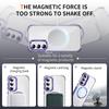 For Samsung Galaxy S23 FE Clear Phone Case with Lens Kickstand Cover Compatible with MagSafe