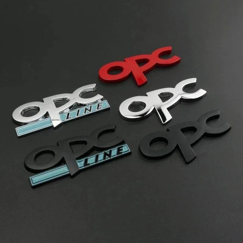 ABAC1 3D Metal Logo OPC Line Emblem Astra Zafira Antara Combo Corsa Meriva Insignia R Aglia Mokka X Accessories