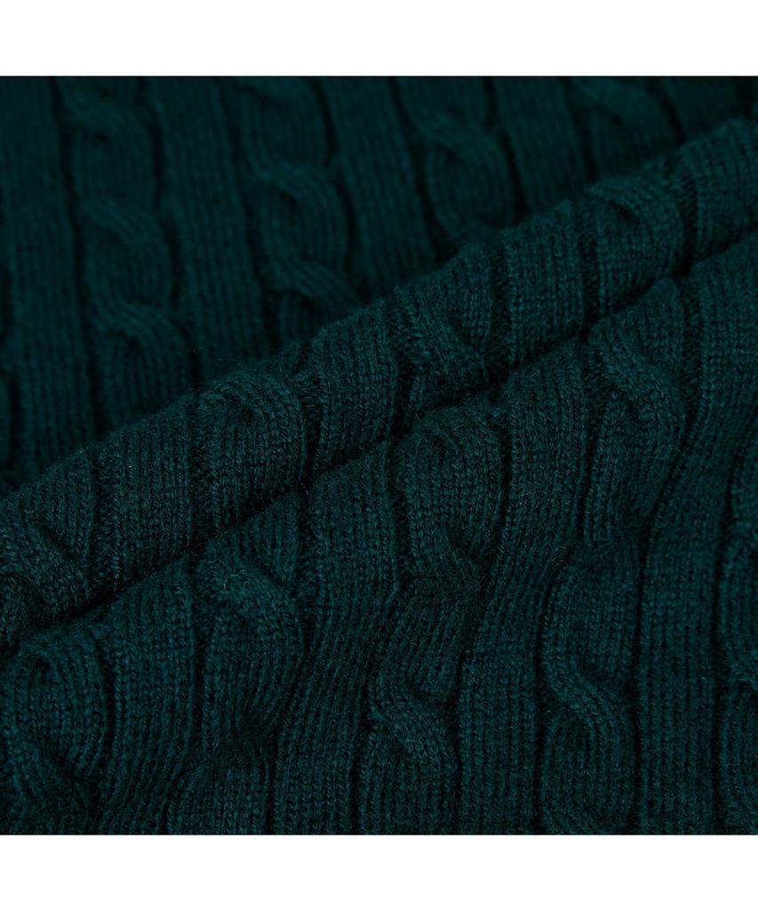 LACOSTE Women'S Cable Long Sleeve Polo Sweater Af207E-55N Yzp