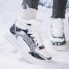 TUINANLE Winter Plush Shoes Women High Top Sneakers Lace Up Warm Bling Shoes