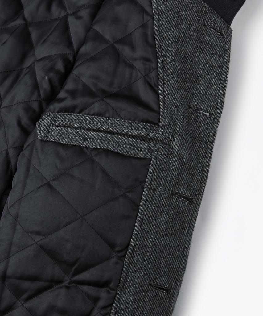 OUTSTANDING Wool A-1 Jacket_Charcoal