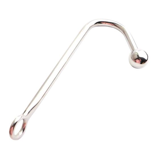 Prostate Anal Hook Flirt Hygienic Stainless Steel Anal Hook with Ball for Men