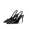 Fashion Stiletto Summer Versatile Bow High Heel Sandals Not Tired Feet One Word Strap Women Plus Size Single Shoes