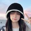 Soft Fisherman Beanie Thickened Warm Cap Fashion Plush Bucket Hat University
