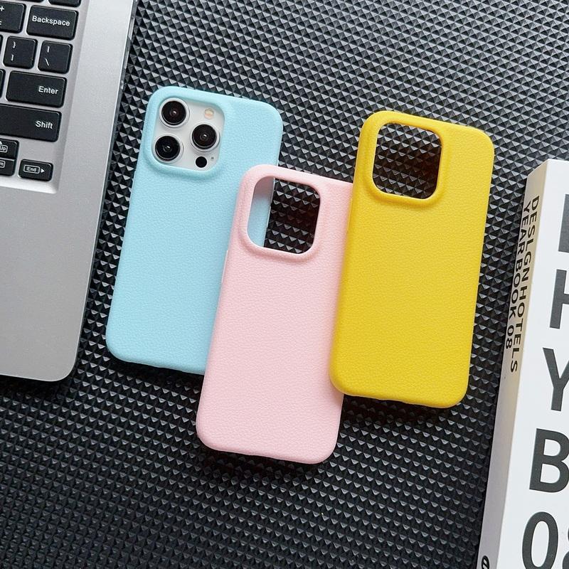 Модный мягкий матовый чехол для телефона из термополиуретана в карамельном цвете для iPhone 16 Pro Max 15 Pro 14 Plus 13 12 11, защита объектива, противоударный тонкий чехол