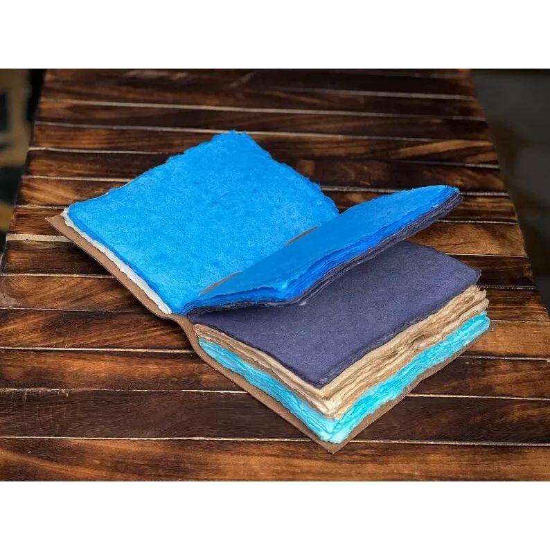 Антикварный кожаный альбом для вырезок, винтажный журнал, дневник для путешествий, писания