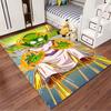 Green Warrior Energy Burst Design suitable as a non-slip mat for the living room or bedroom sofa
