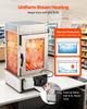 VEVOR 5-Tier Commercial Food Warmer Display, 1200W Food Display Warmer with LED Light, Adjustable Shelf & Stainless Steel Frame