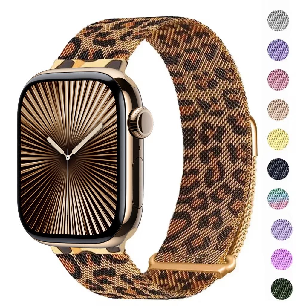 Миланская петля для ремешка Apple Watch Band 46 мм 45 мм 44 мм 40 мм 41 мм Браслет Pride iwatch Серии 12/11/10/9 8 7 SE3/Ultra 3 4 49 мм 3