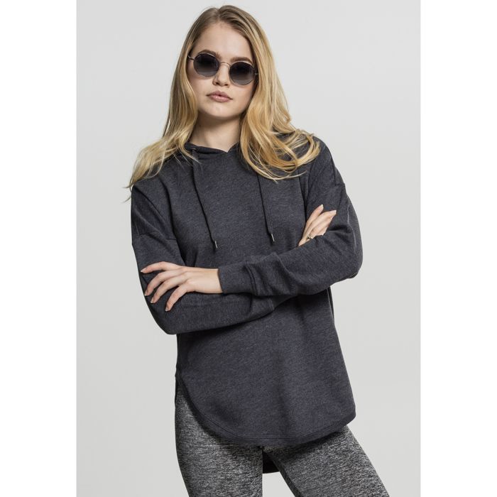 Толстовка с капюшоном - Urban Classics - Оверсайз - Темно-серый - 60% Хлопок - 40% Полиэстер